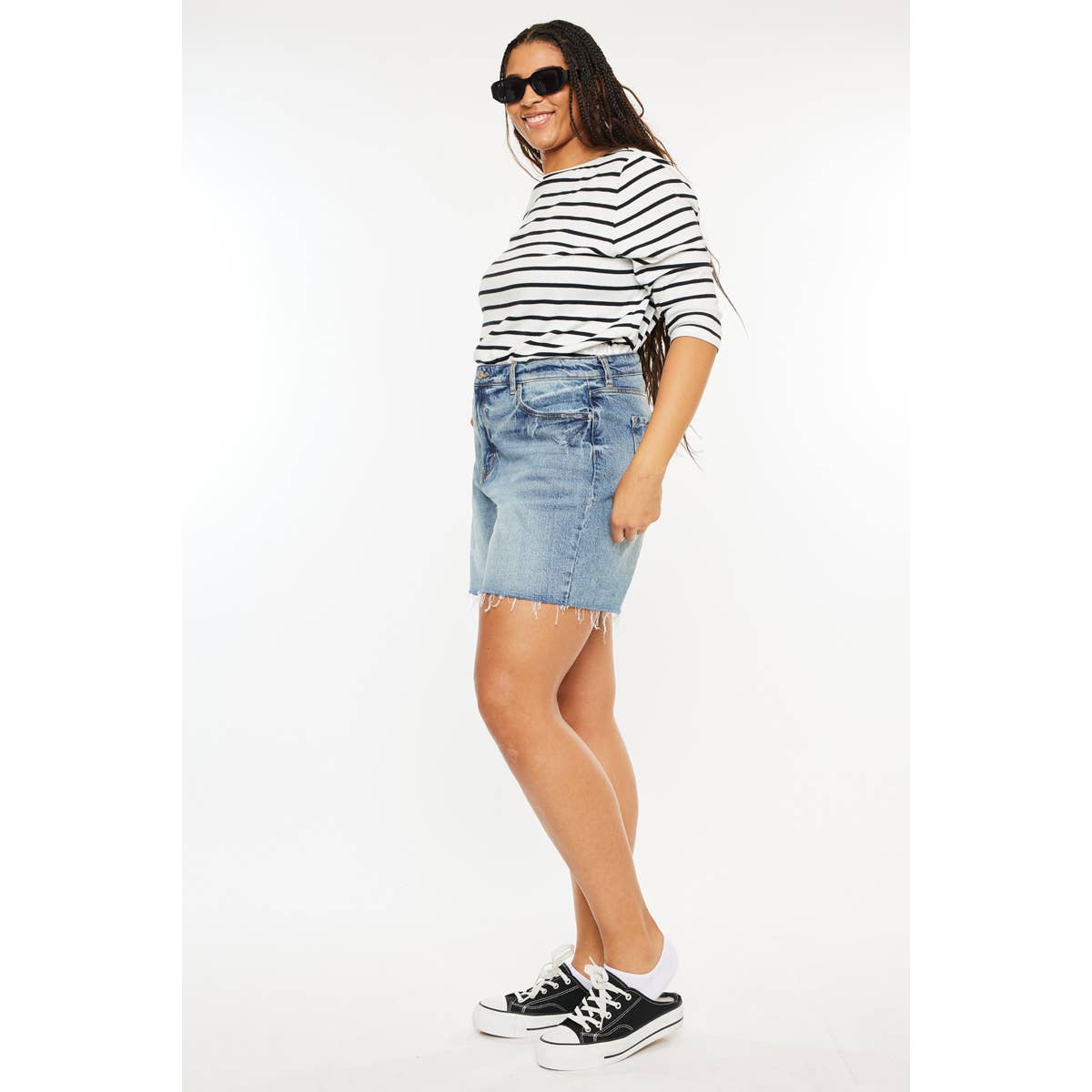 KanCan USA - plus size denim shorts