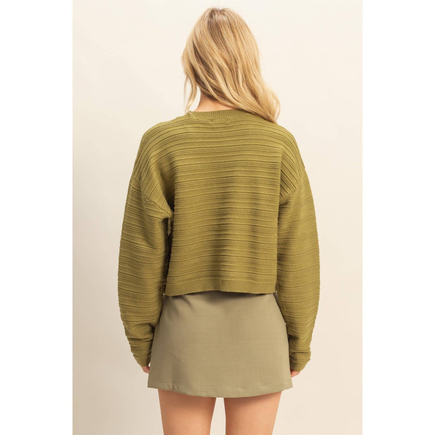 HYFVE - Essential Textured Crew Neck Sweater