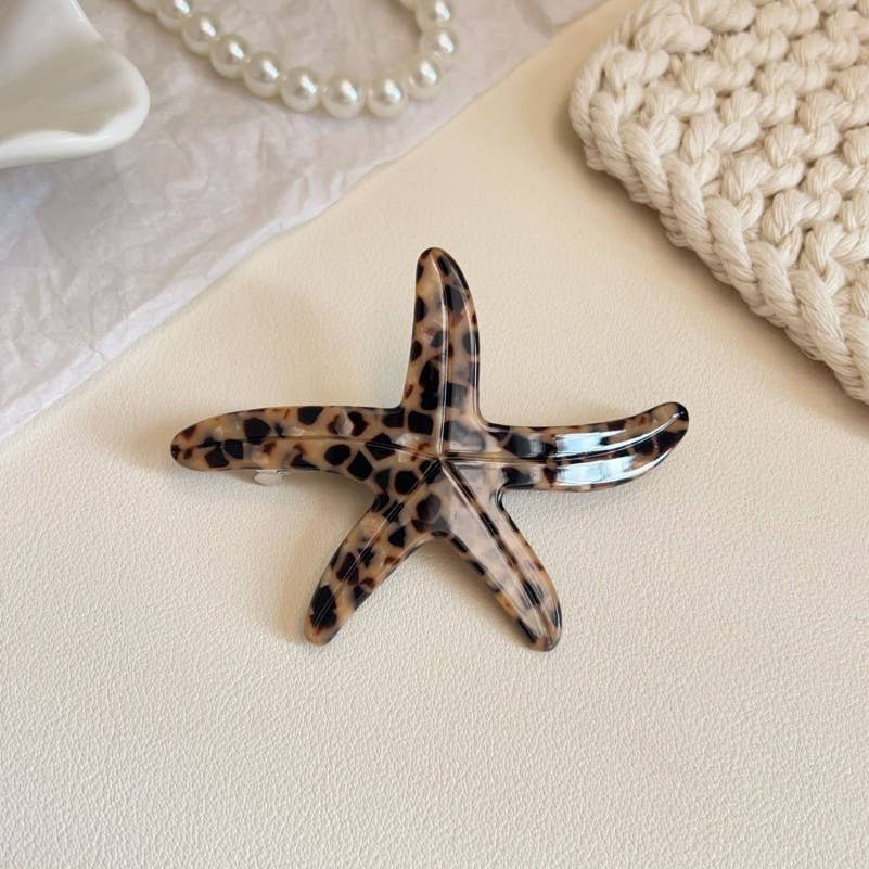 JOSSLYN by wall to wall - BEACH OCEAN SEA LIFE STARFISH HAIR CLIPS