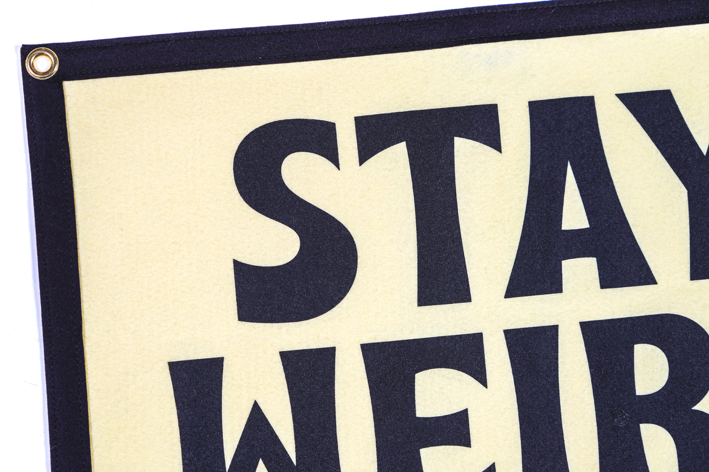 Oxford Pennant - Stay Weird Camp Flag