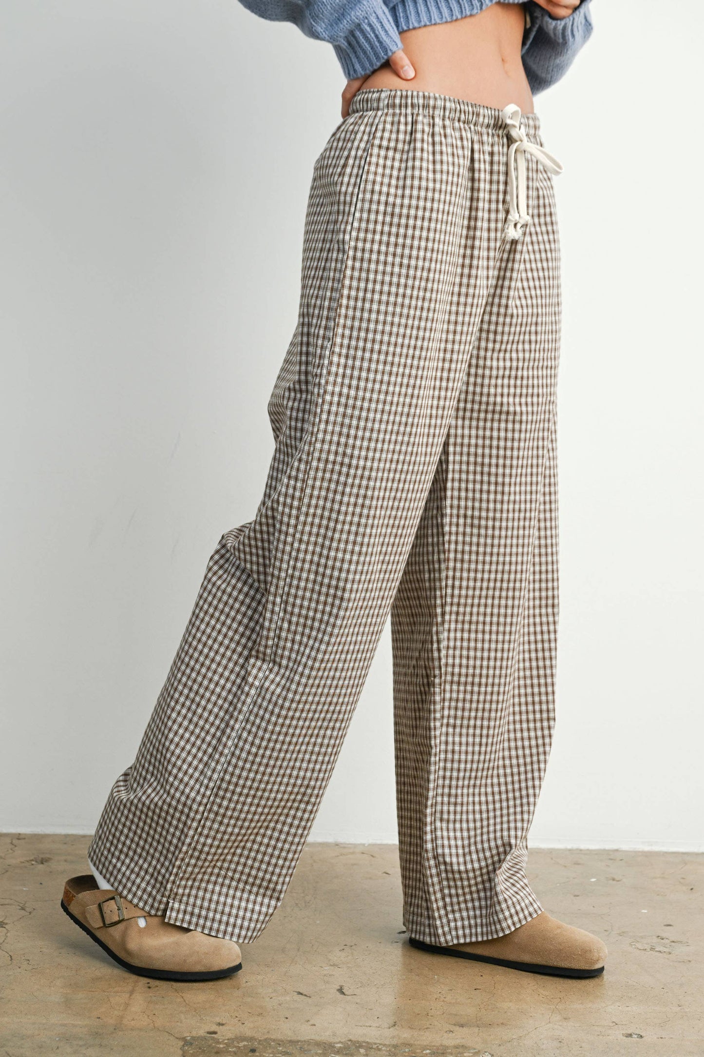 BUTTERMELON - Loose-Fit Adjustable Tie-Front Pants