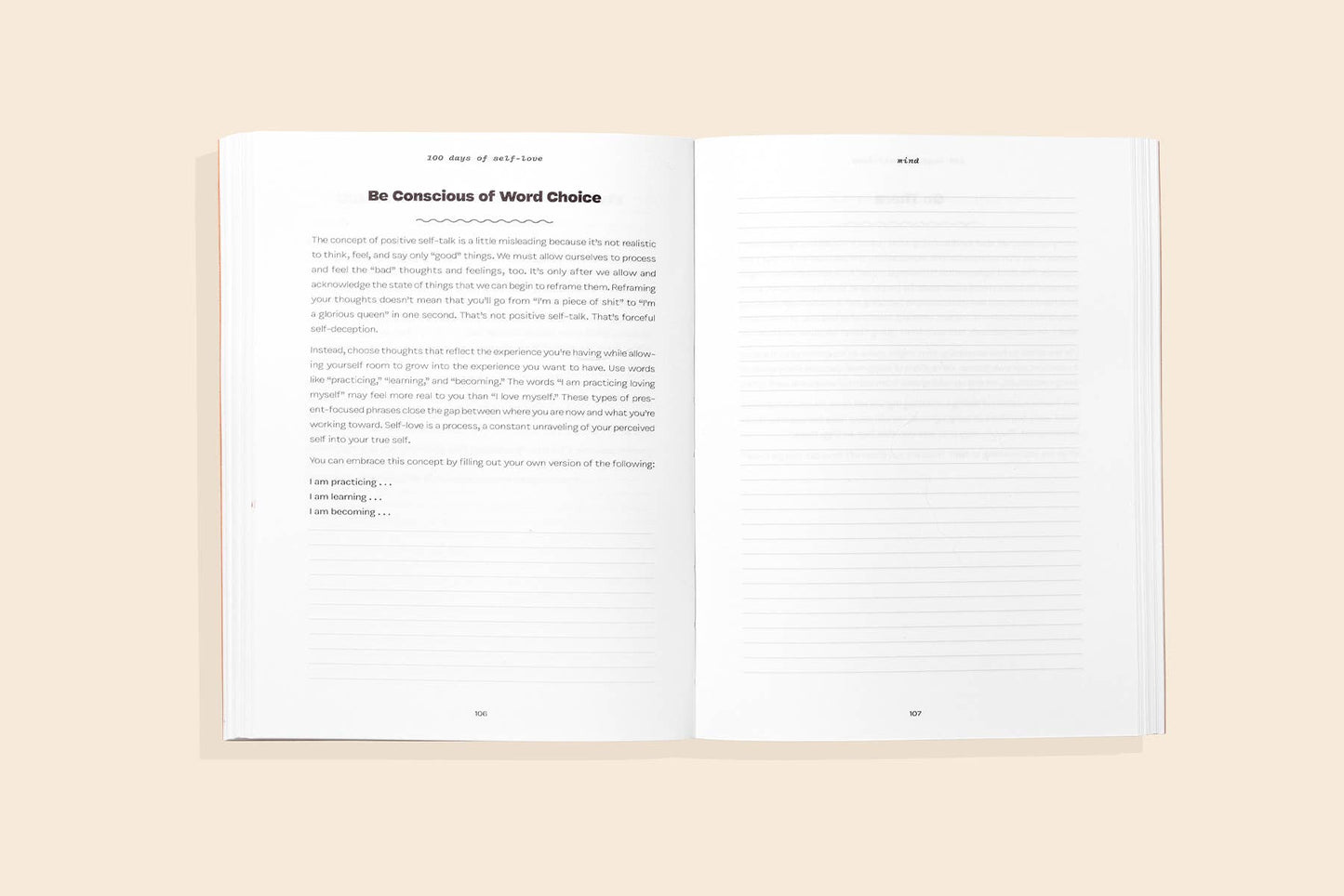 Blue Star Press - 100 Days of Self-Love: Guided Self Care Journal