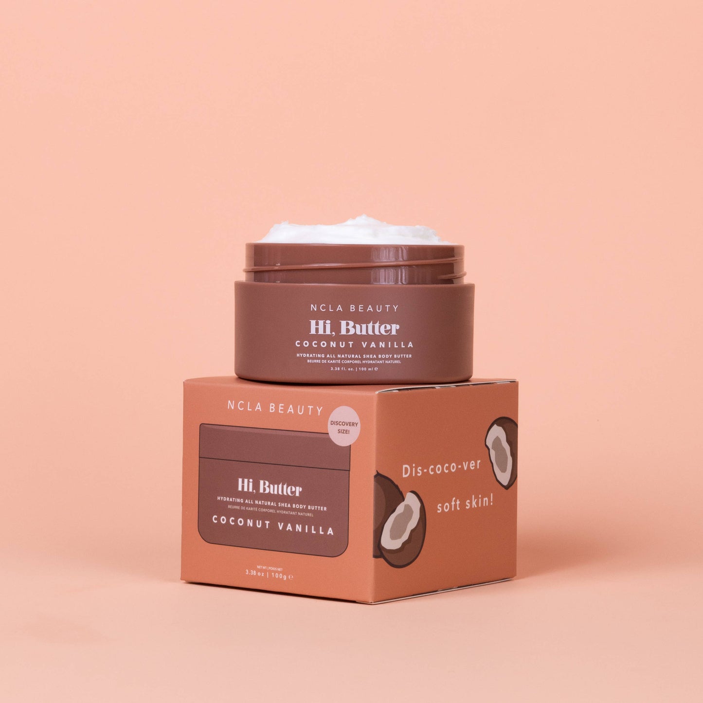 NCLA Beauty - Hi, Butter Shea Body Butter - Coconut Vanilla Discovery Size