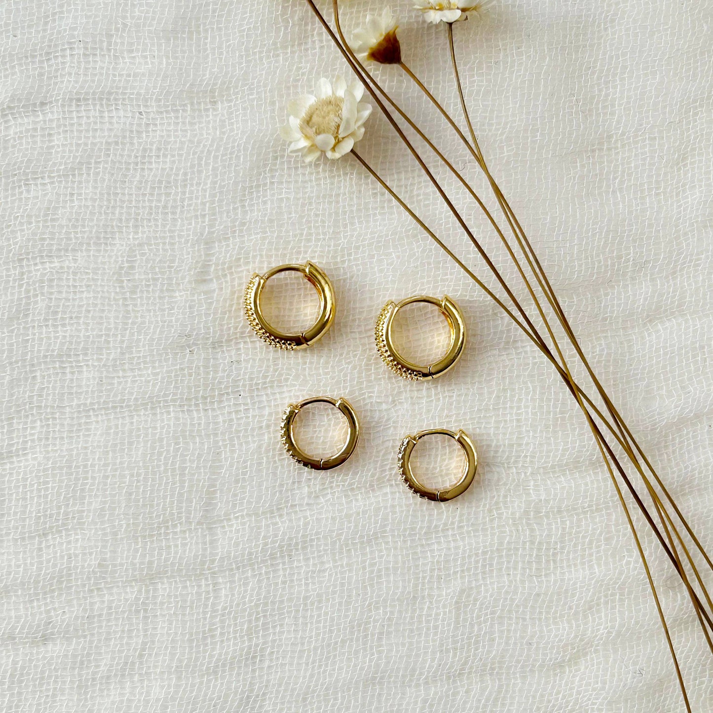 KARA | TOZER - Dainty Hoop Stacking Set #2