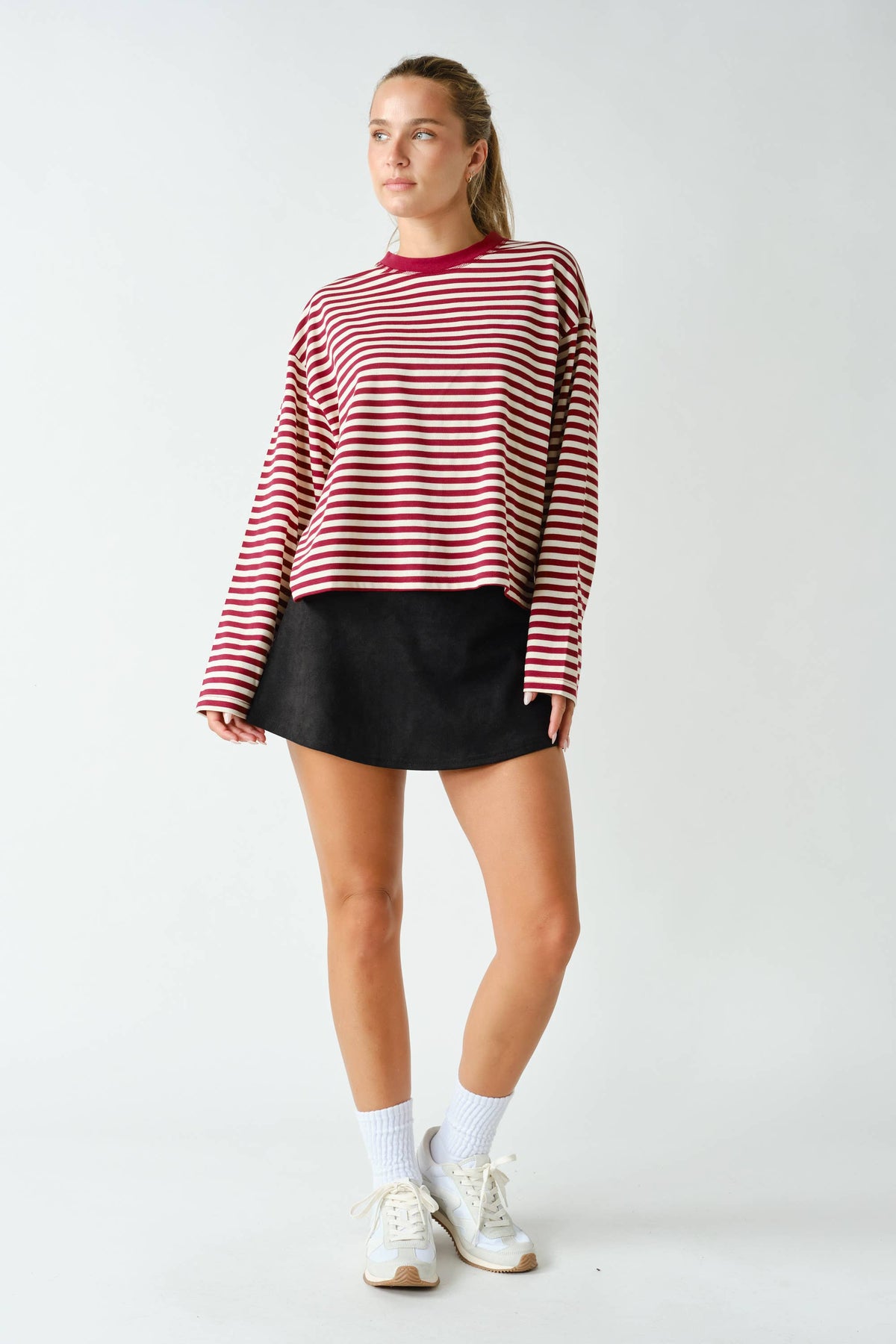 Mono B - Horizon Striped Long-Sleeve Tee