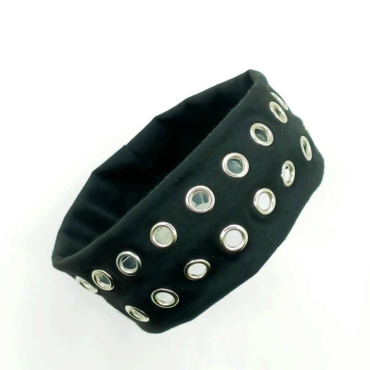 ACCITY - Elastic Headband w/ Metal Eyelet Detail