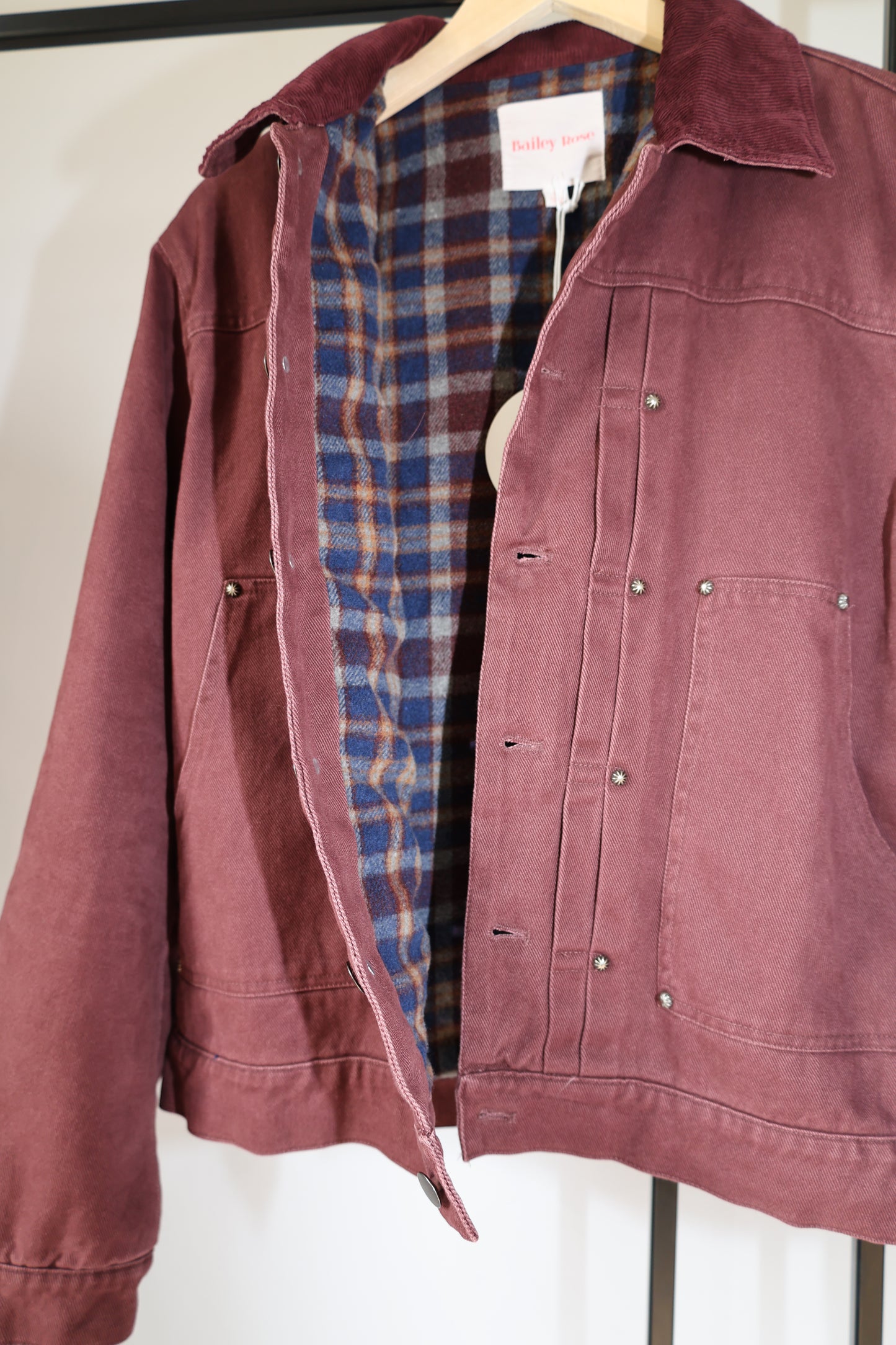 Bailey Rose - Vintage Studded Denim Jacket