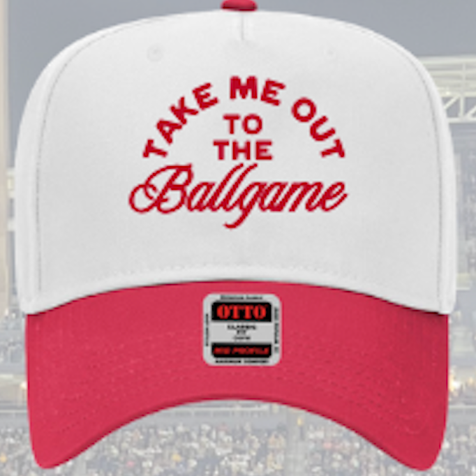 Ruby Moon - Take Me Out To The Ballgame-Baseball Game Hat