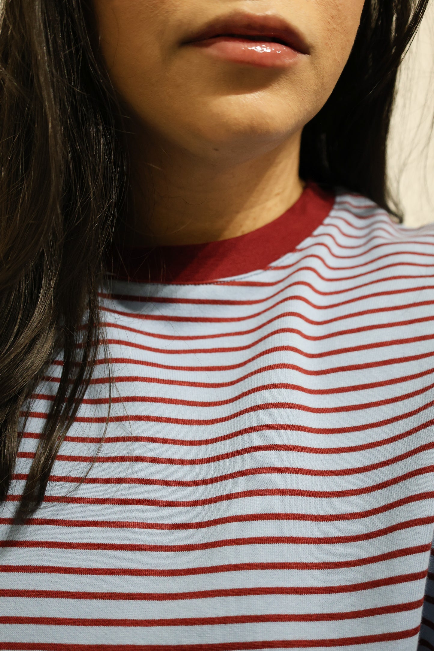 Sunday Edition long sleeve crew neck stripe top