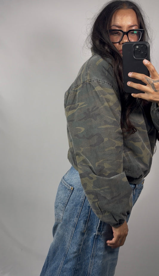 Hyfve - Camouflage Zip-Up Jacket