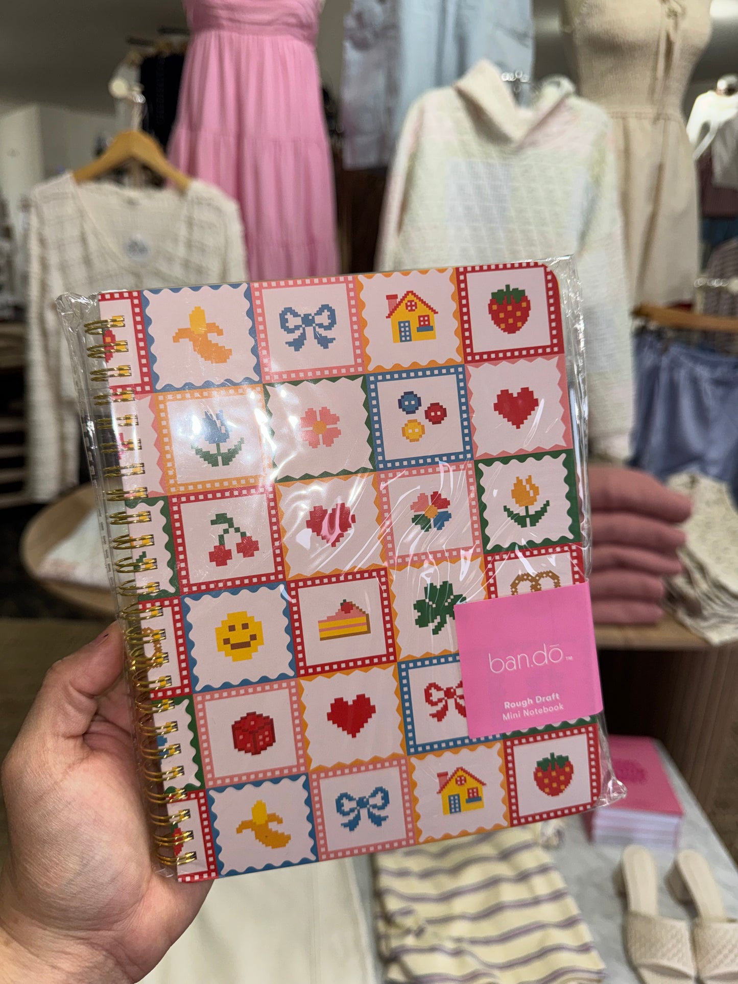 Ban.do - Mini Notebook, Quilt
