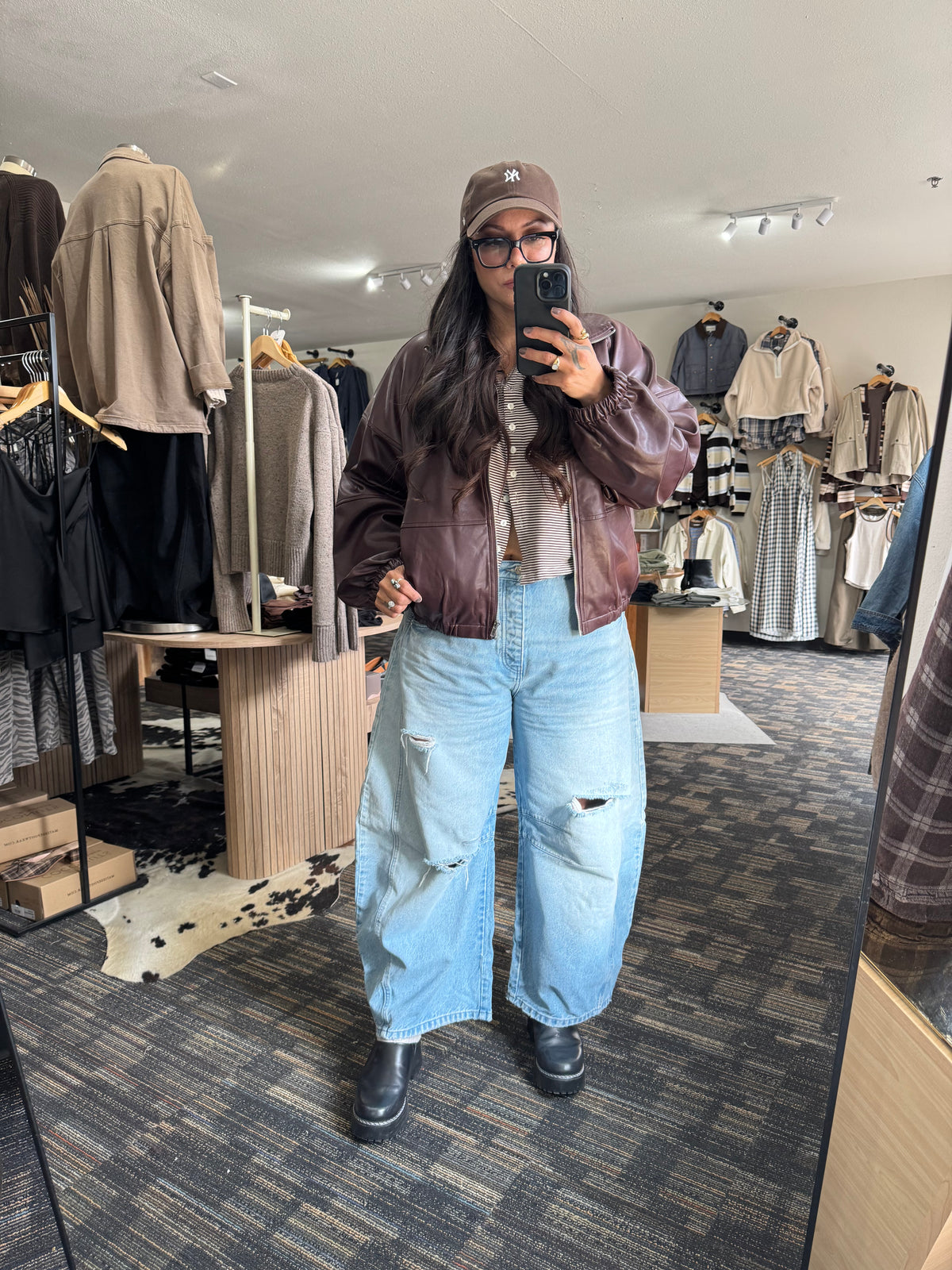 Good Luck Mid Rise Barrel Jeans