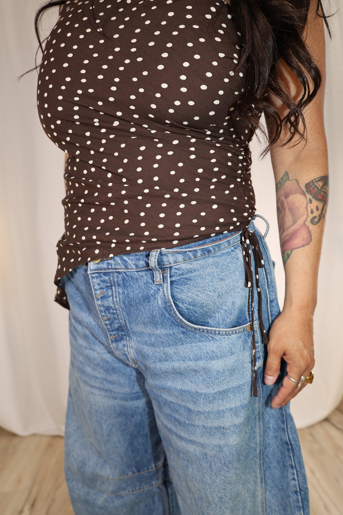 Out Of Office one shoulder asymmetric top