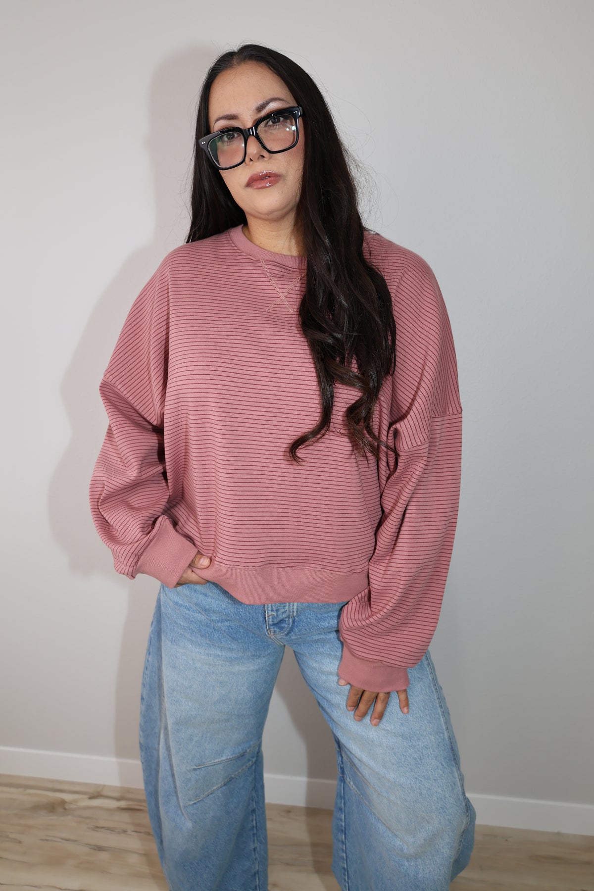 Told You So oversized pullover sweatshirt