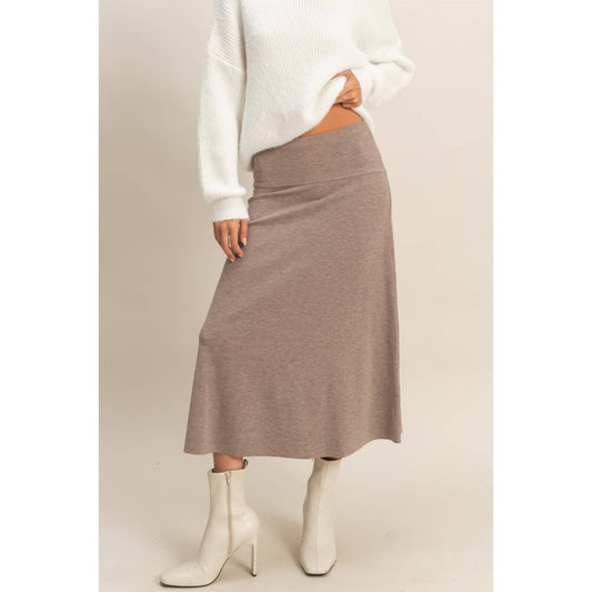 HYFVE - Contemporary Ribbed Knit Skirt
