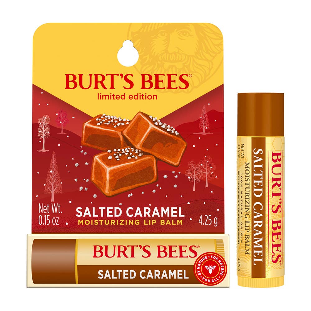 Burt's Bees - Holiday Salted Caramel Lip Balm 0.15 Oz. Blister Box