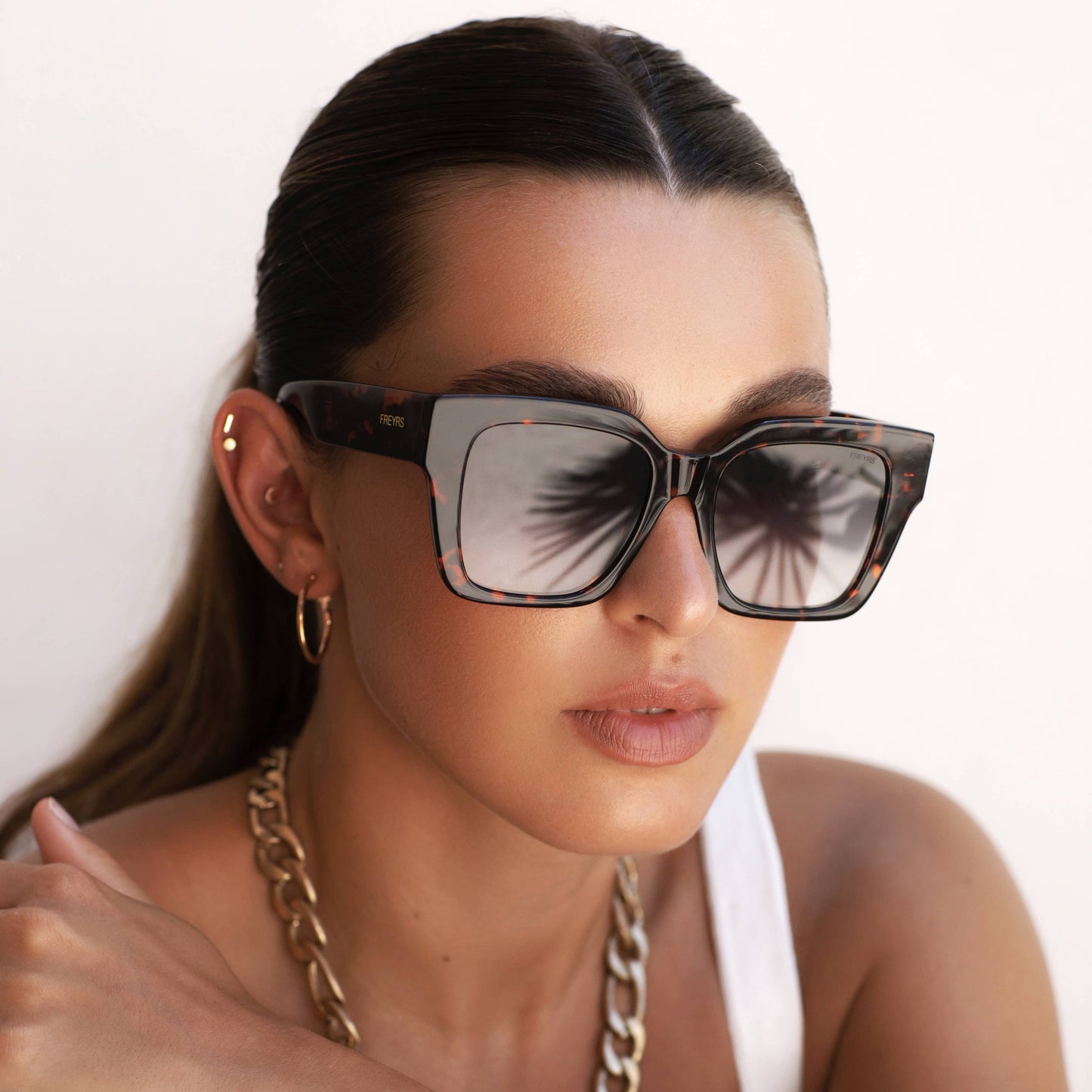 FREYRS Eyewear - Bon Chic Acetate Oversized Square Sunglasses