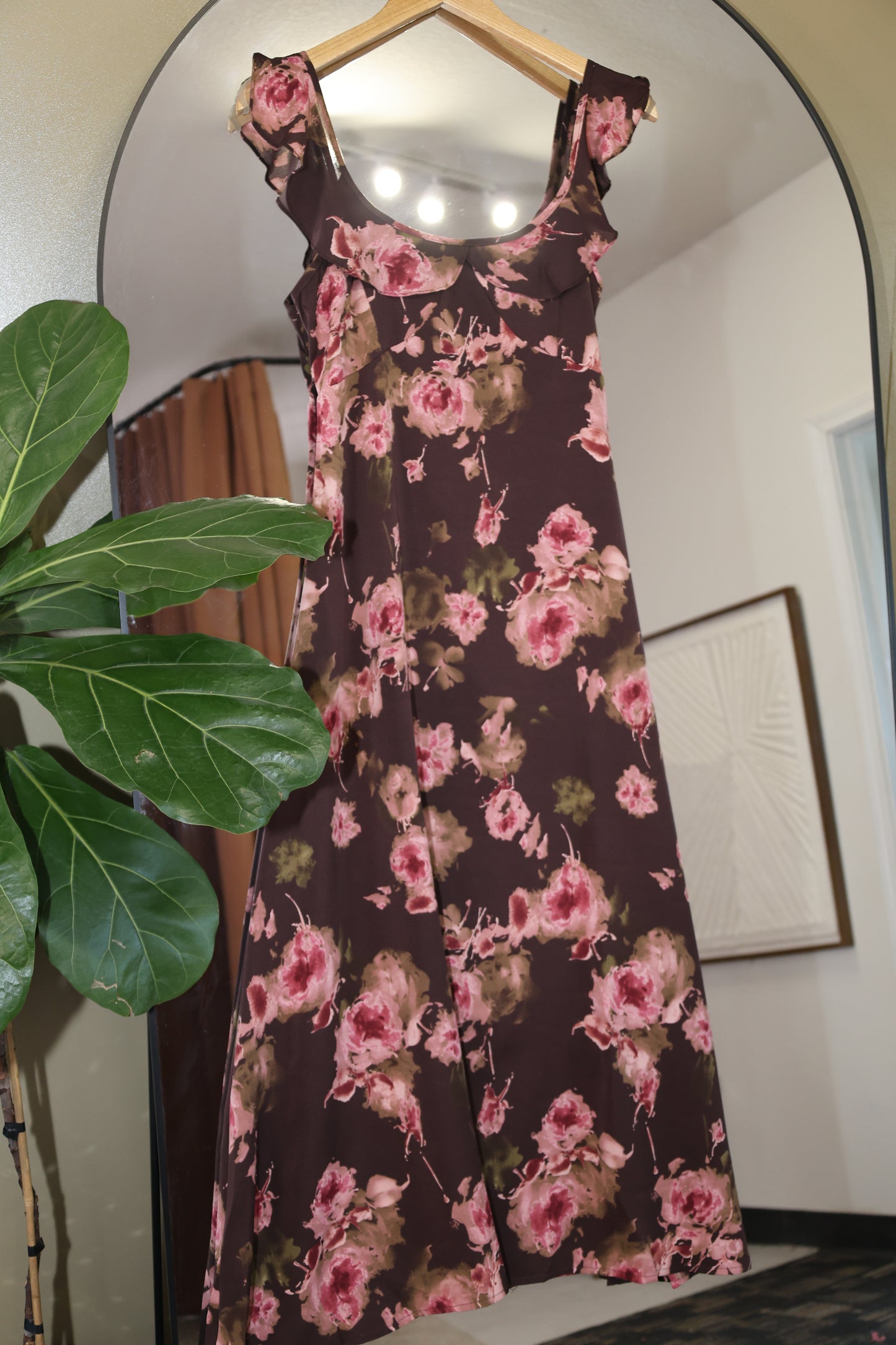 ROSIE POSIE -Rosy Mocha Slip Dress