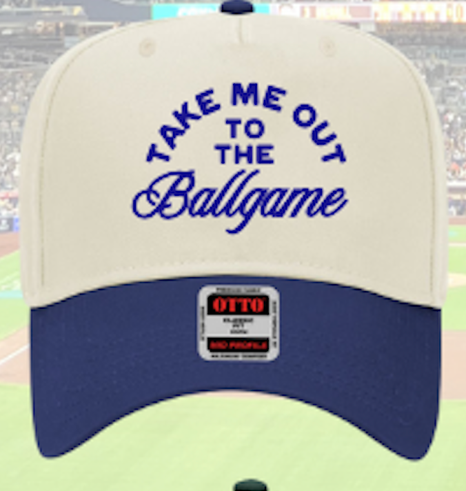Ruby Moon - Take Me Out To The Ballgame-Baseball Game Hat