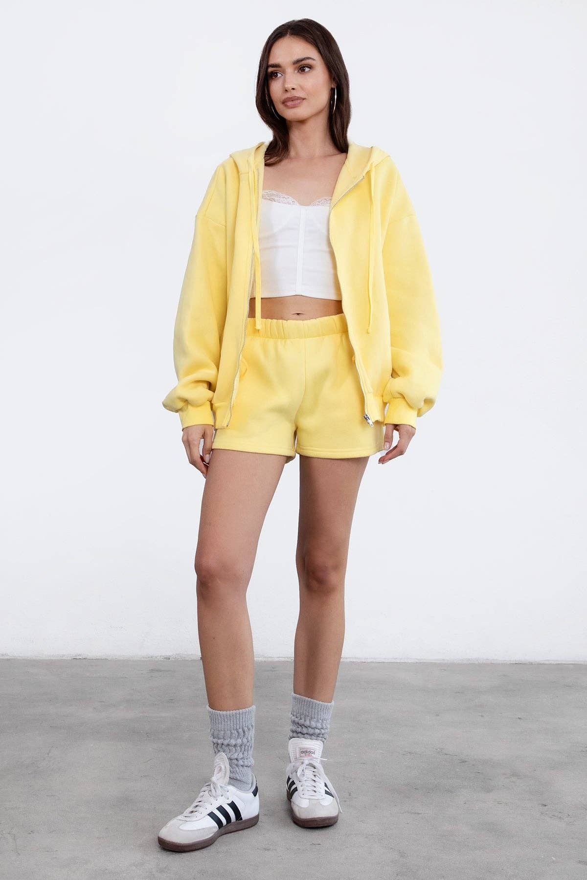 TICTOC - MOMO Casual High Waist Fleece Shorts