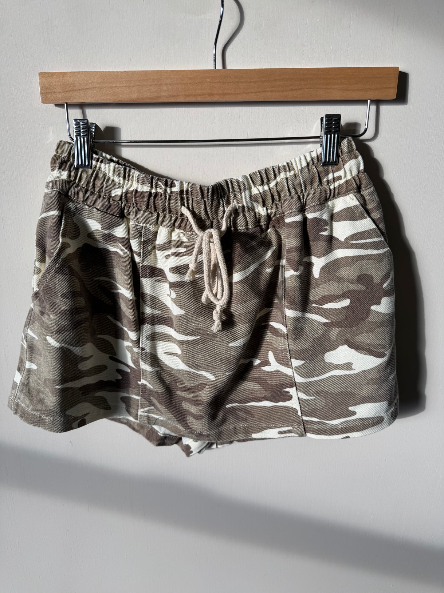 Mustard Seed - Light Camo Mini Cargo Skort
