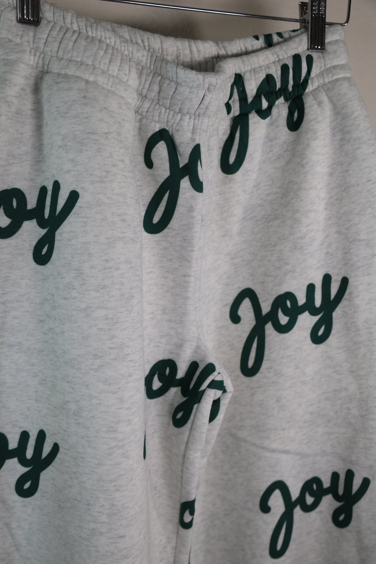 Peach Love- Joy Heather Gray Jogger Pants