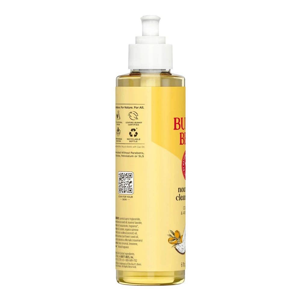 Burt's Bees - Nourishing Cleansing Oil With Coconut + Argan Oils