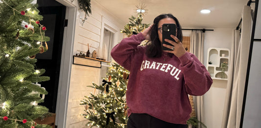 Grateful ribbed pullover crewneck