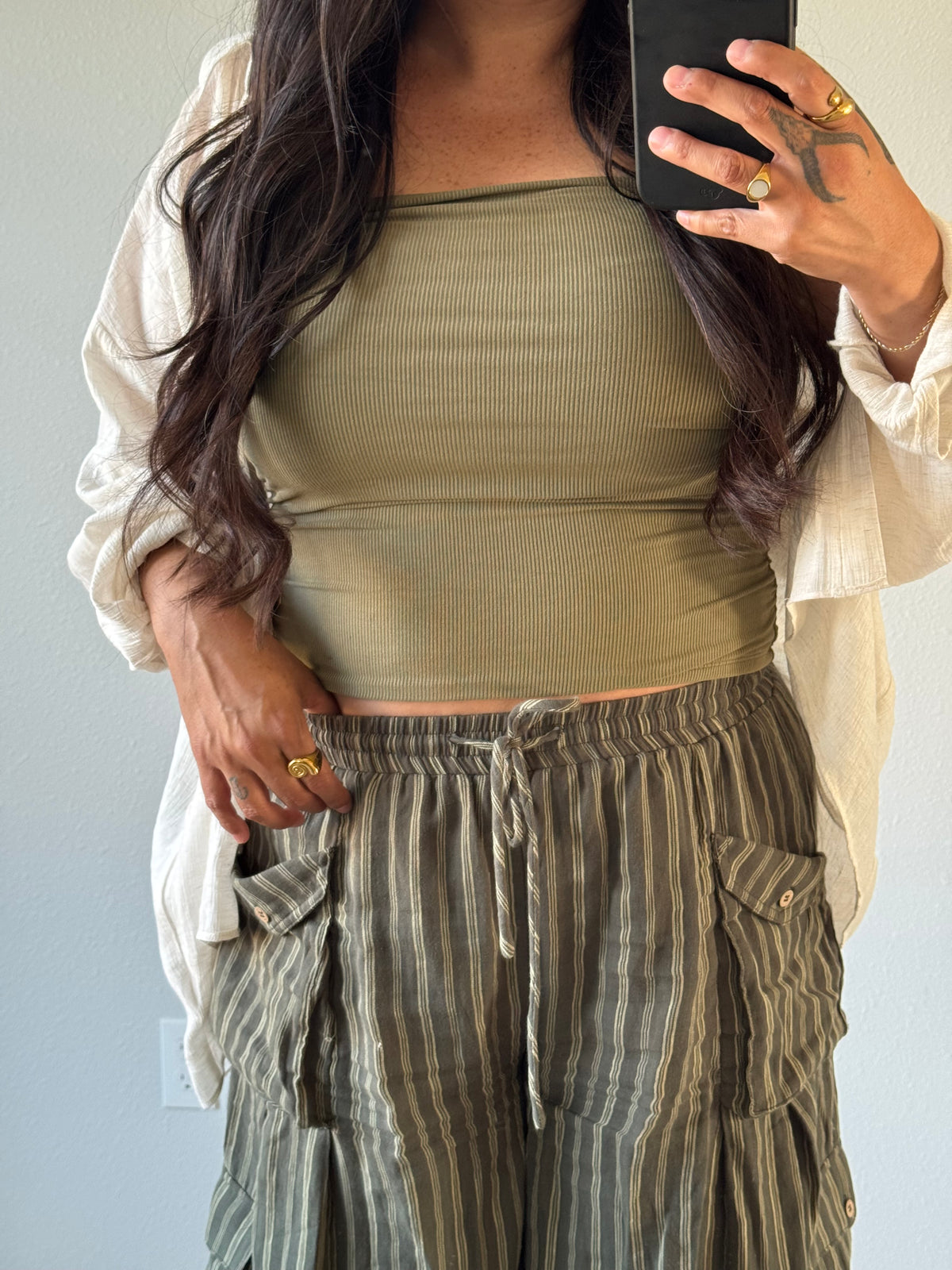 Be Cool - Jersey Material Ruched Tube Top