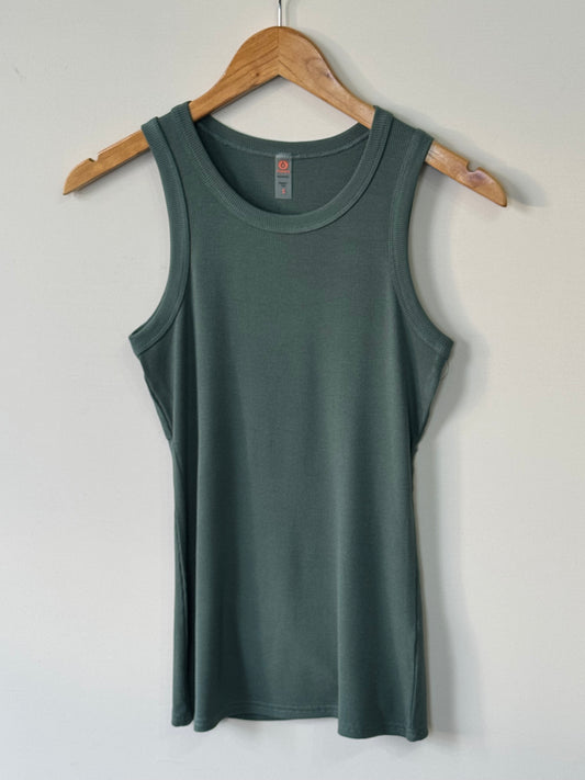 Mono B - Essential Micro-ribbed Athleisure Tank Top