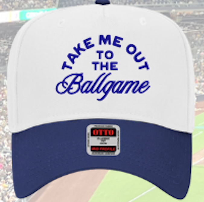 Ruby Moon - Take Me Out To The Ballgame-Baseball Game Hat