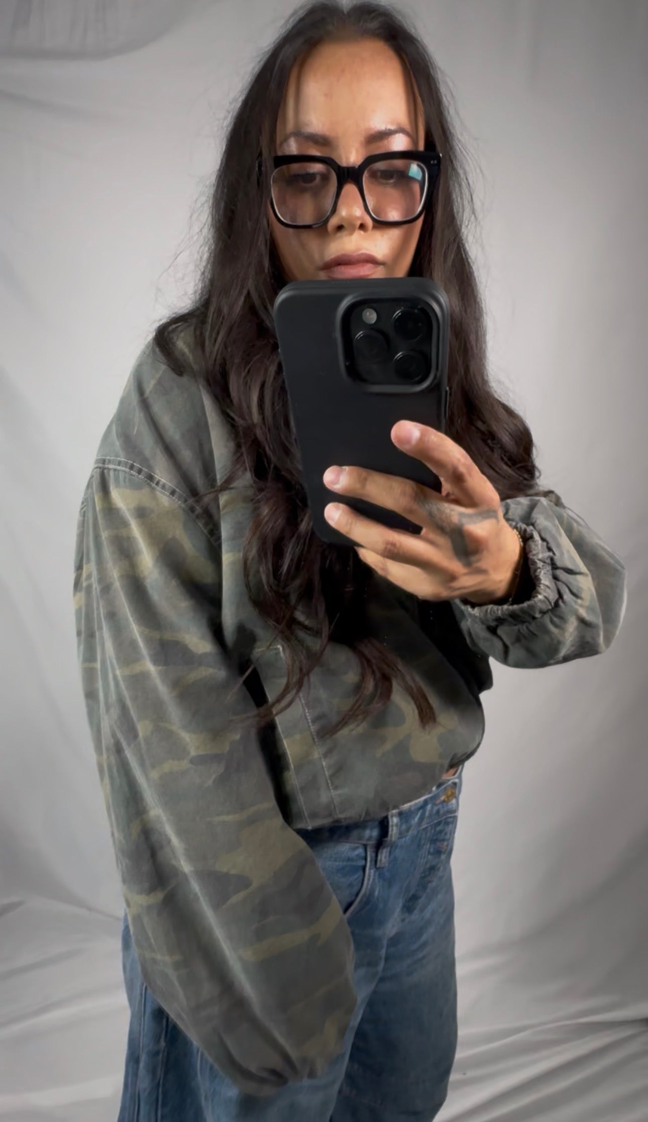 Hyfve - Camouflage Zip-Up Jacket