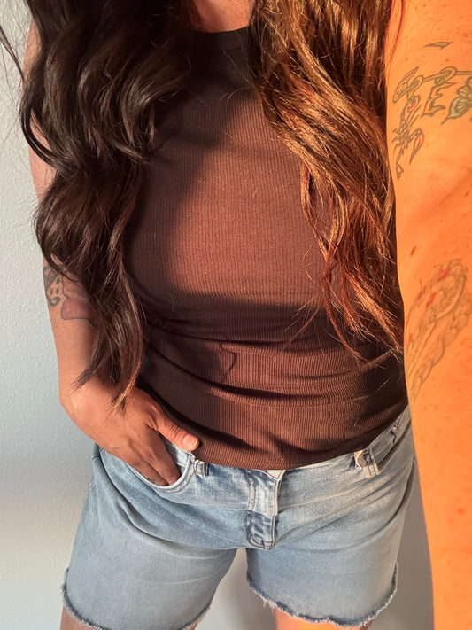 Mica Denim - PLUS SIZE Super High Rise Denim Shorts
