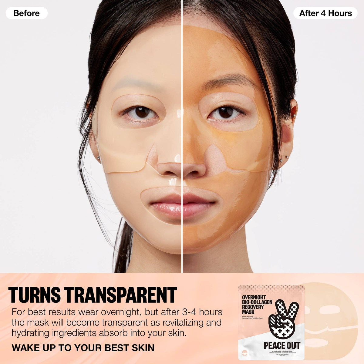 Peace Out Skincare - Barrier Revitalizing & Renewing Overnight Recovery Mask