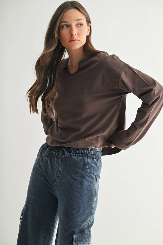 Mono B - Ridgeway Pima Cotton Long Sleeve