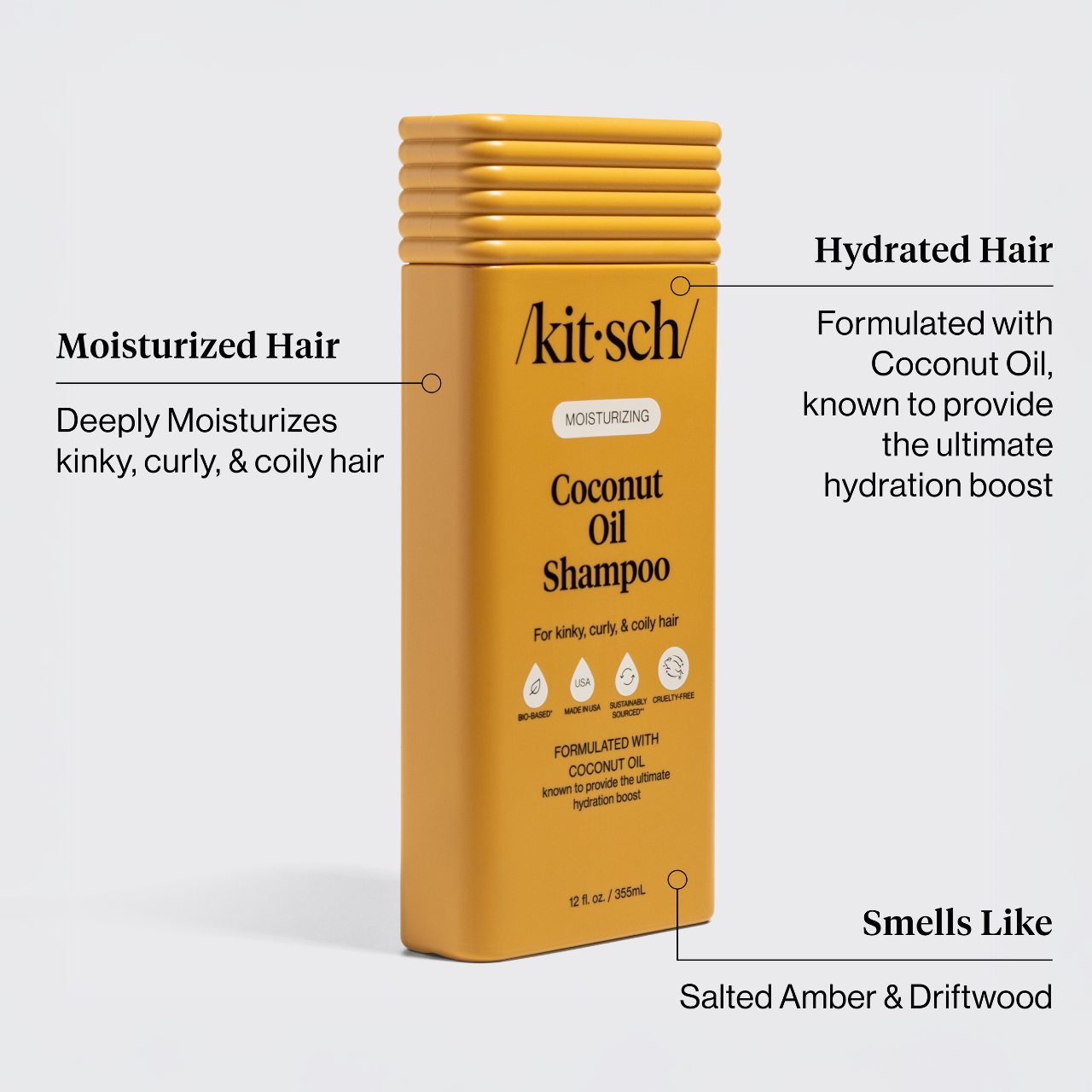 KITSCH - Moisturizing Coconut Oil Shampoo