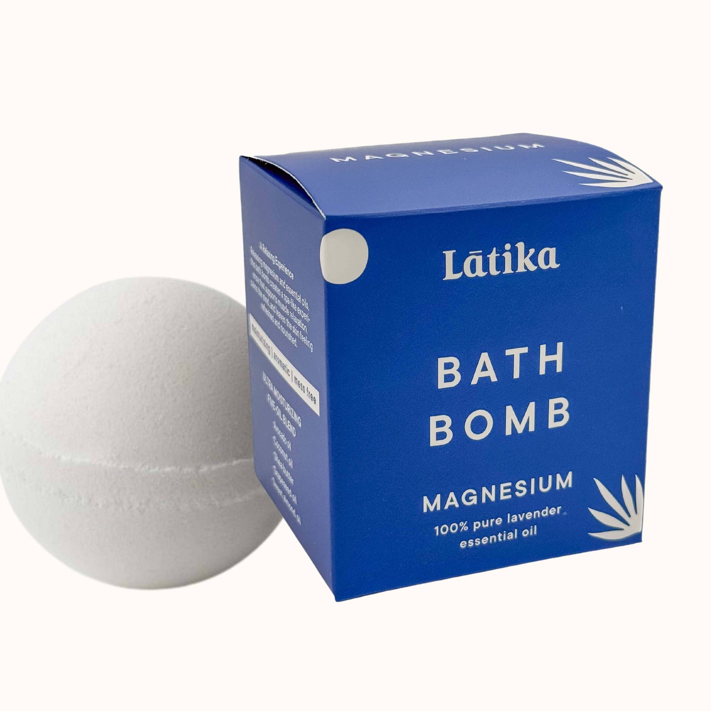 Latika Beauty - Magnesium Bath Bomb for Relaxation, Muscle Recovery, Sleep 