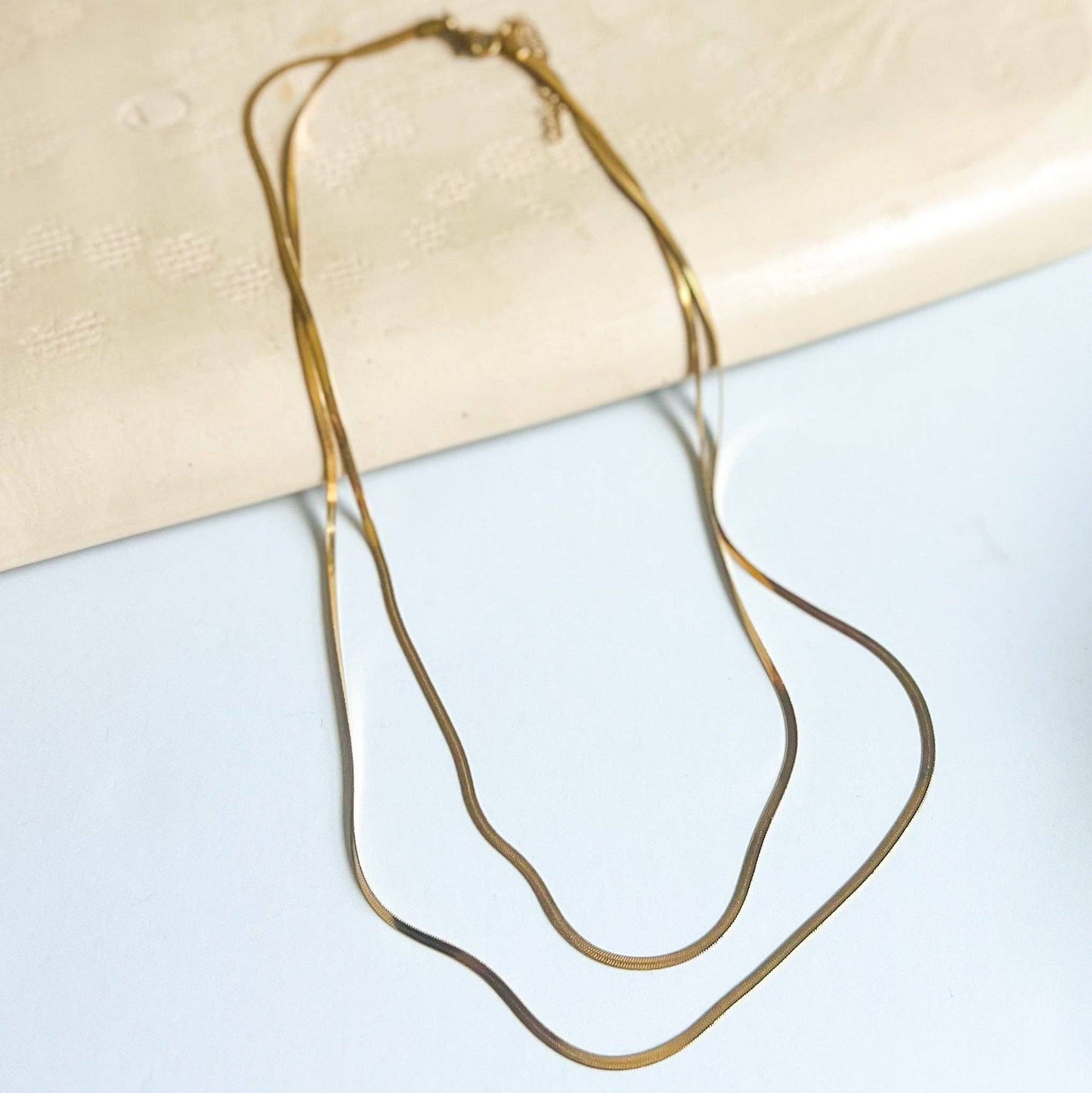 Natalie Clare Collections - Layered Snake Chain Necklace