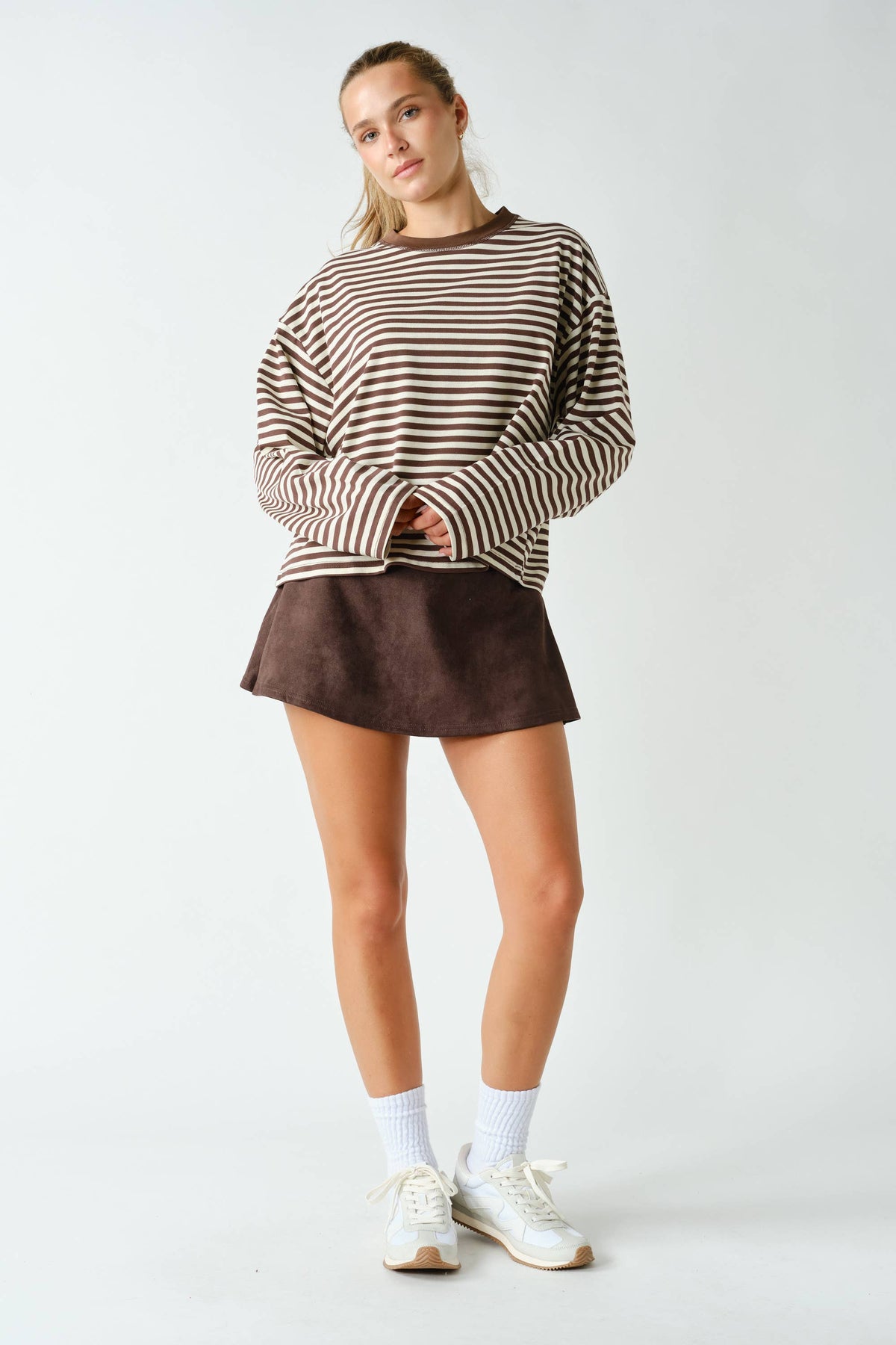 Mono B - Horizon Striped Long-Sleeve Tee