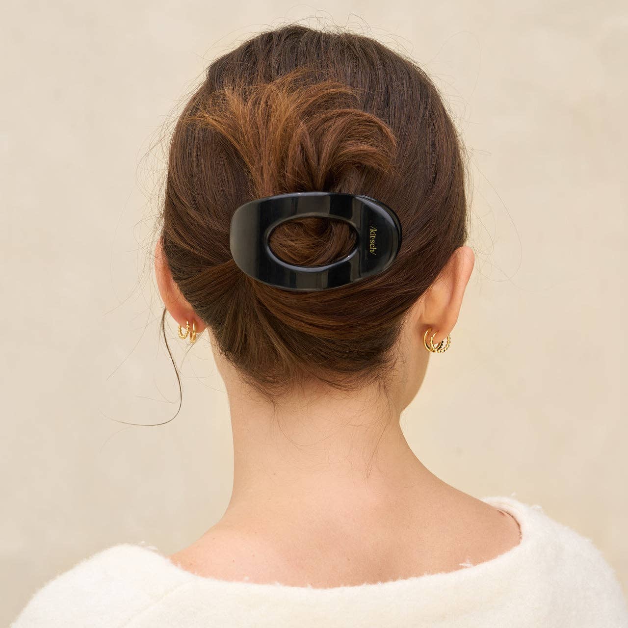 KITSCH - Black Flat Cloud Clip - Medium
