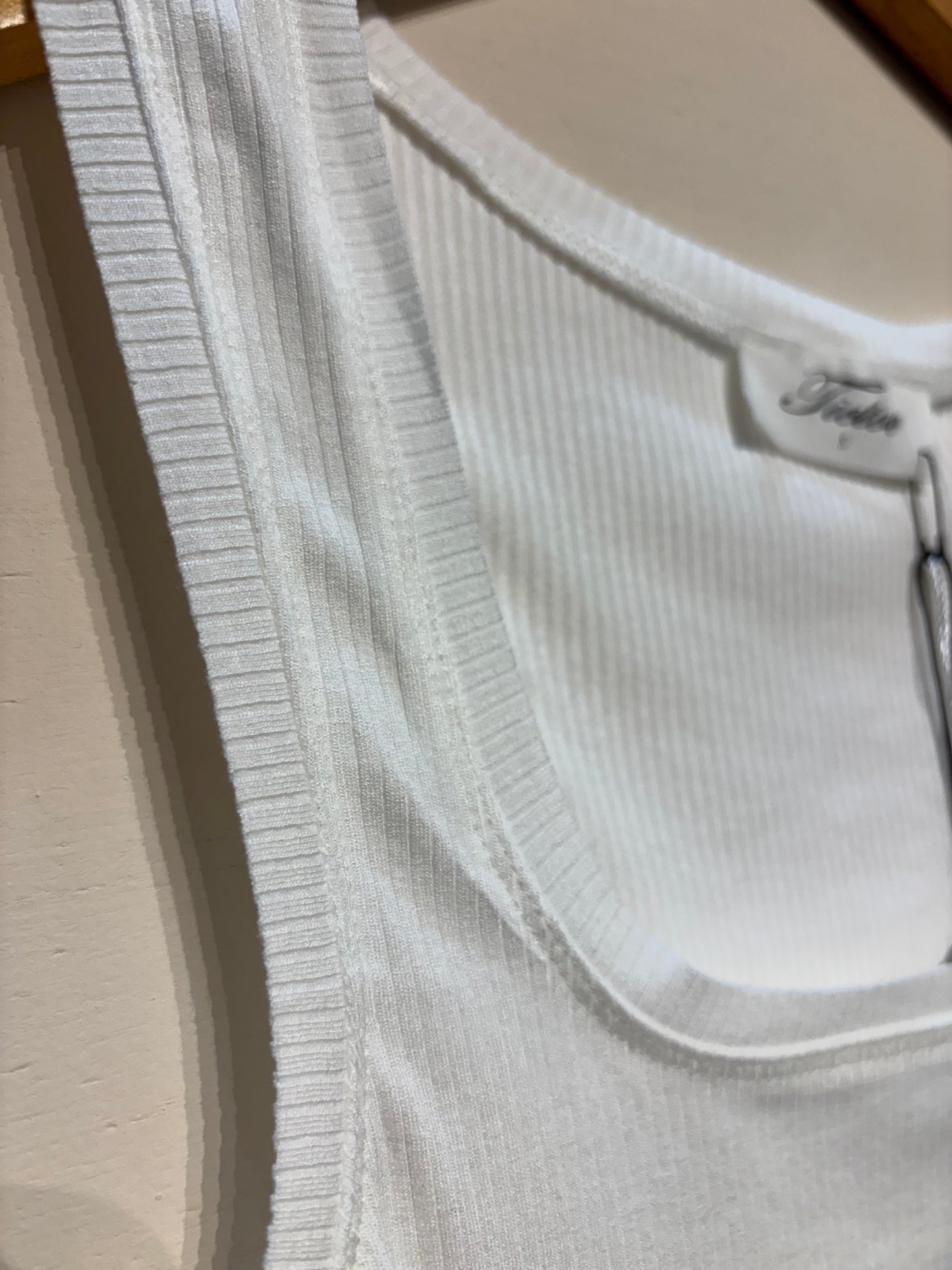 Jersey Ribbed Scoop Neck Tank