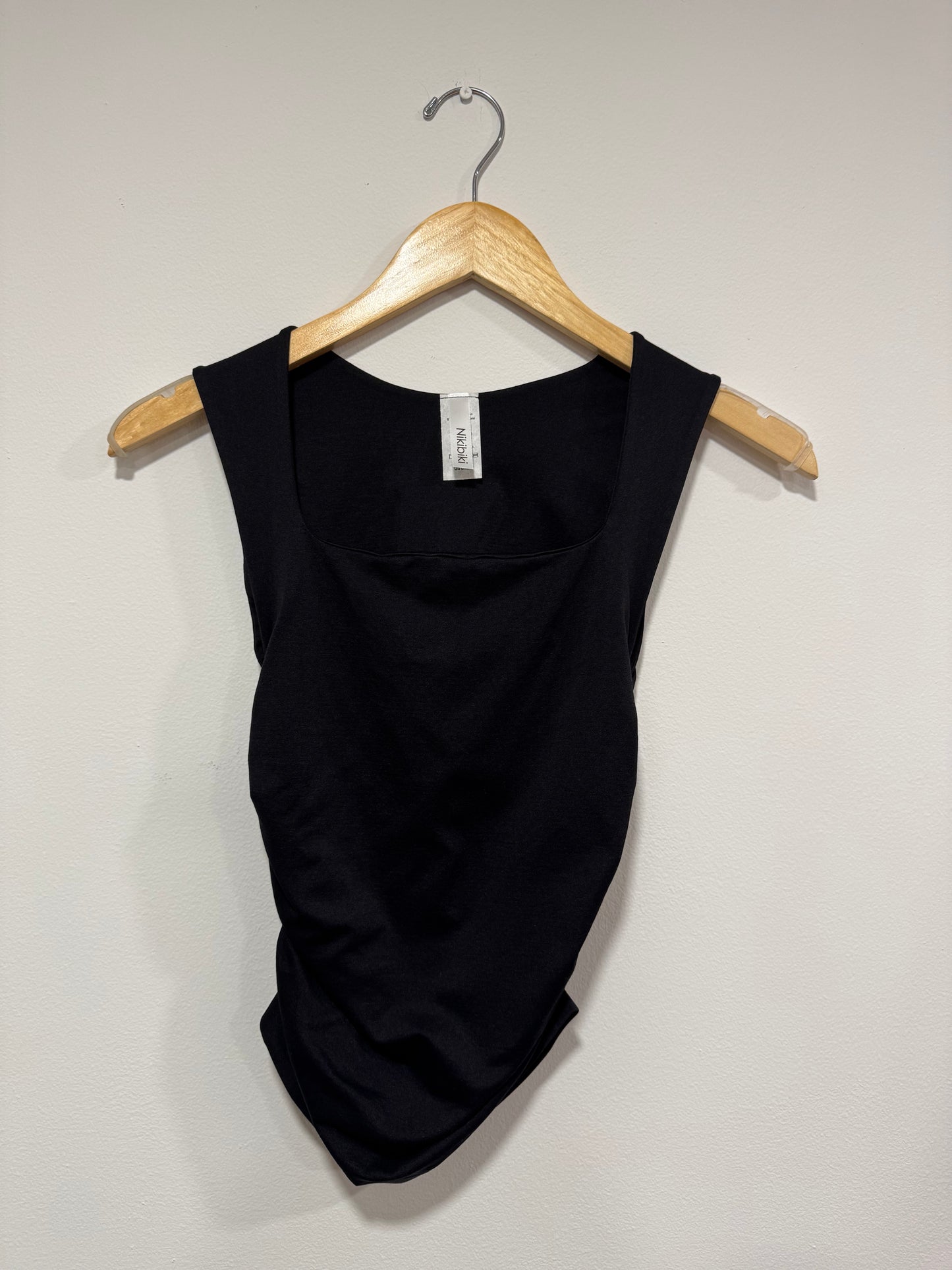 NIKIBIKI - Clean Line Square Shirred Top