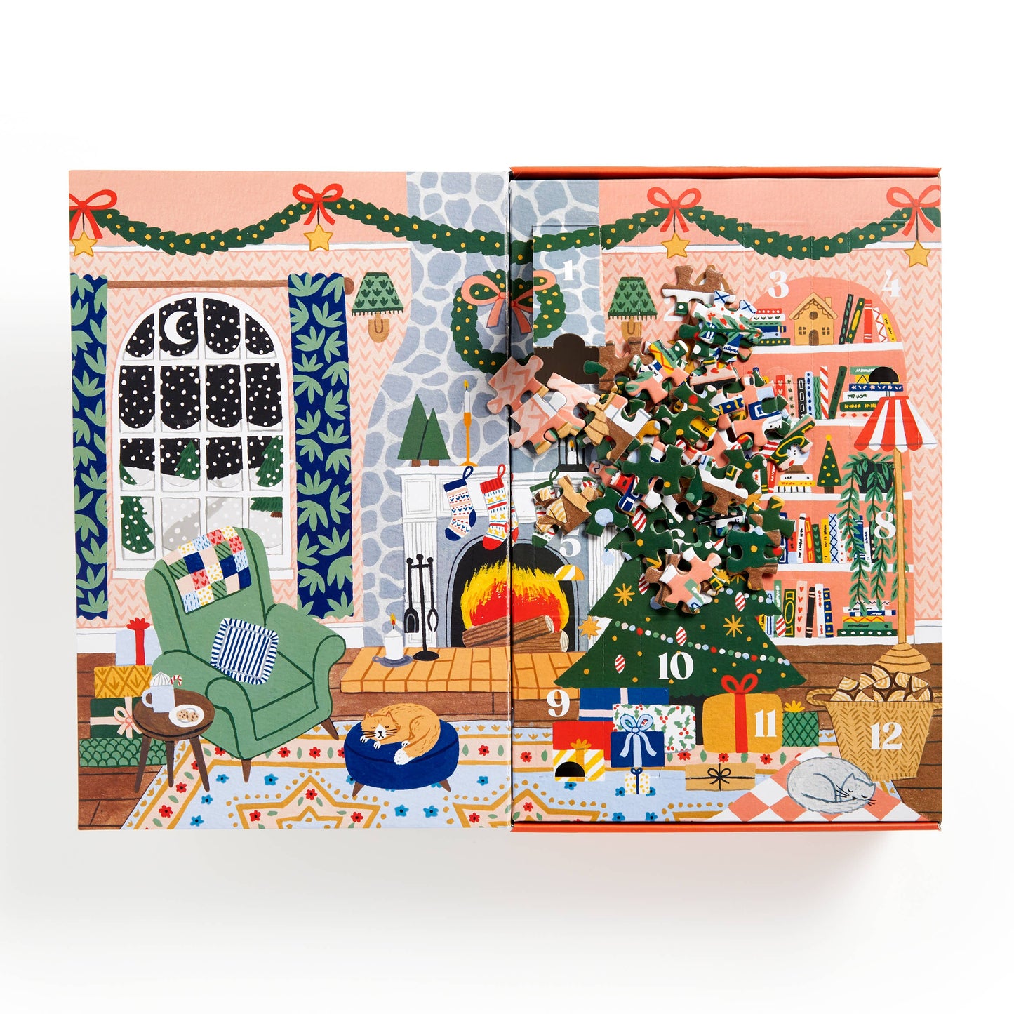Chronicle Books - Home for the Holidays 500 Piece Advent Puzzle Calendar