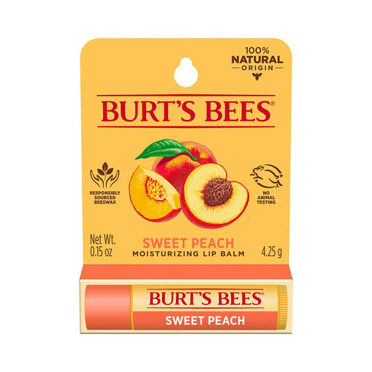 Burt's Bees - Sweet Peach Moisturizing Lip Balm With Beeswax