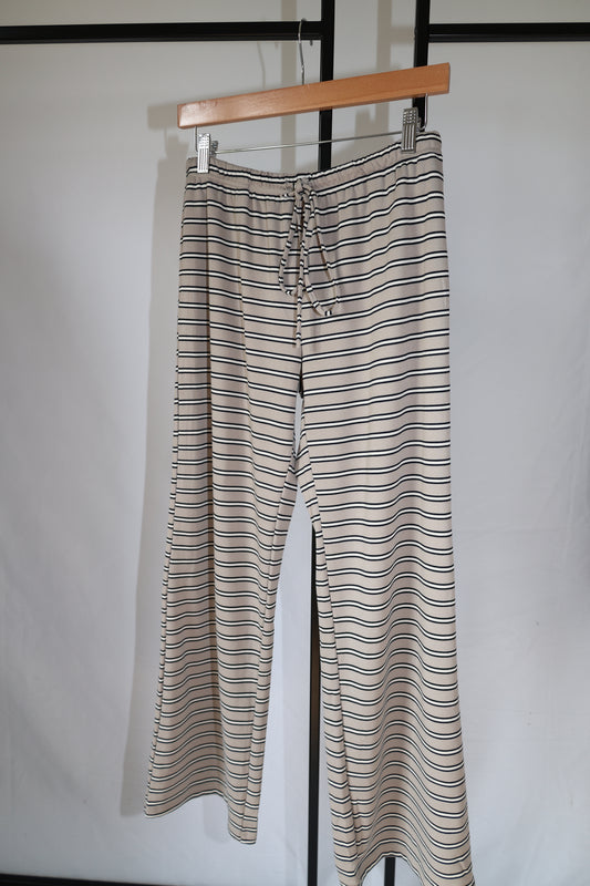 Le Lis - Striped Mid-rise Wide-leg Pants