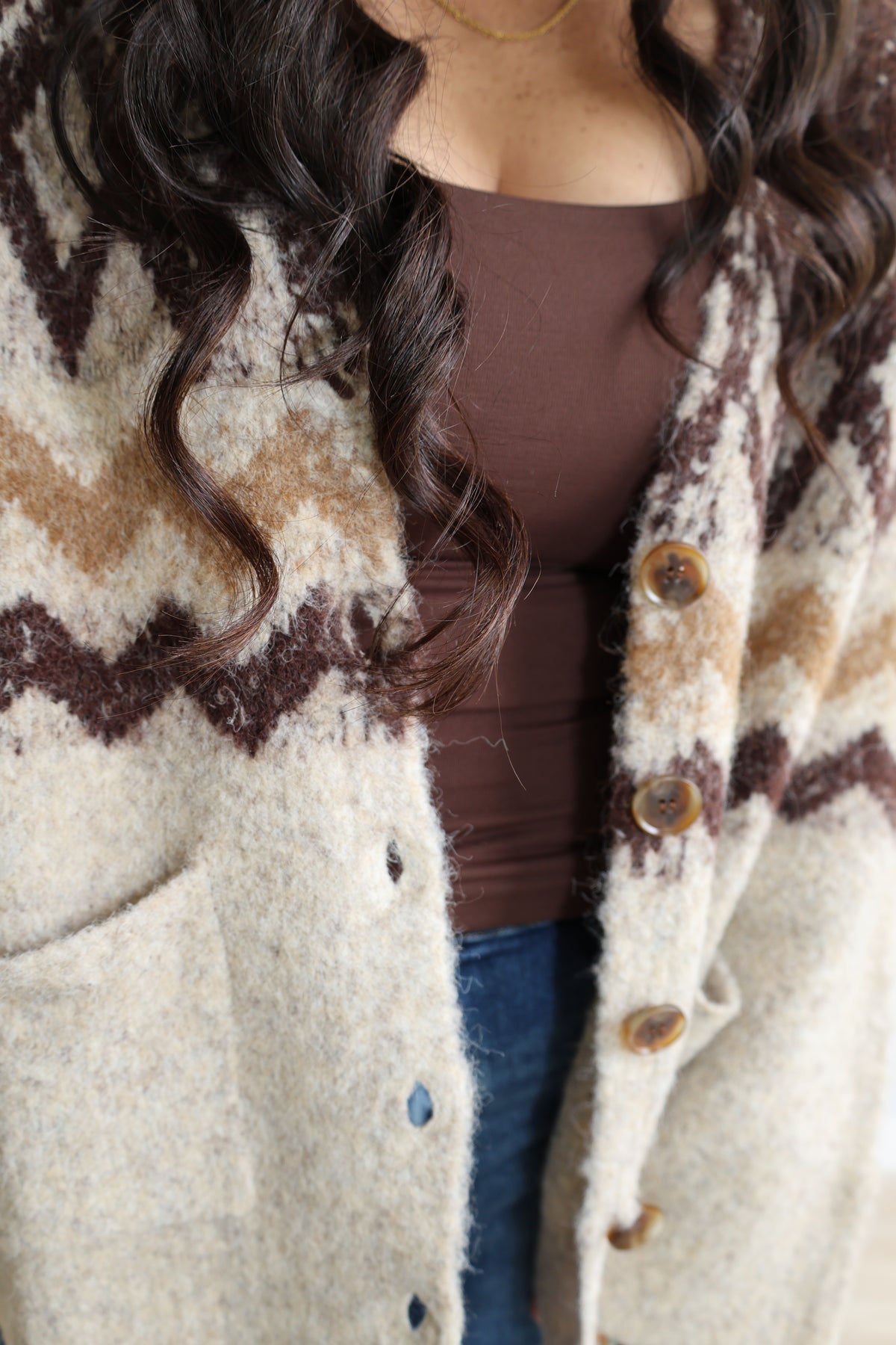 You Seem Familiar oversized long v-neck button front cardigan