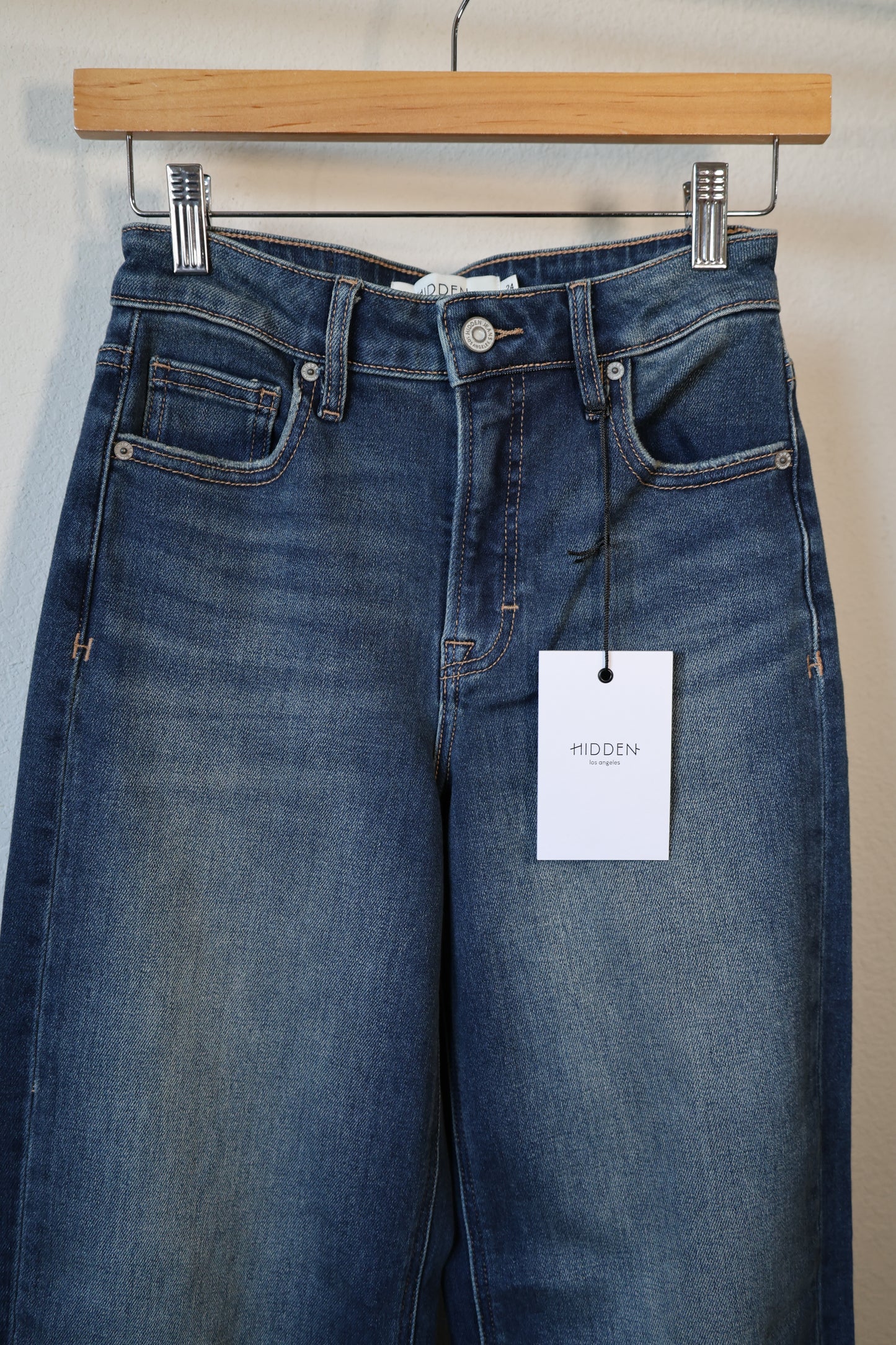 Hidden Jeans - Dark Vintage Clean Stretch Dad Jean