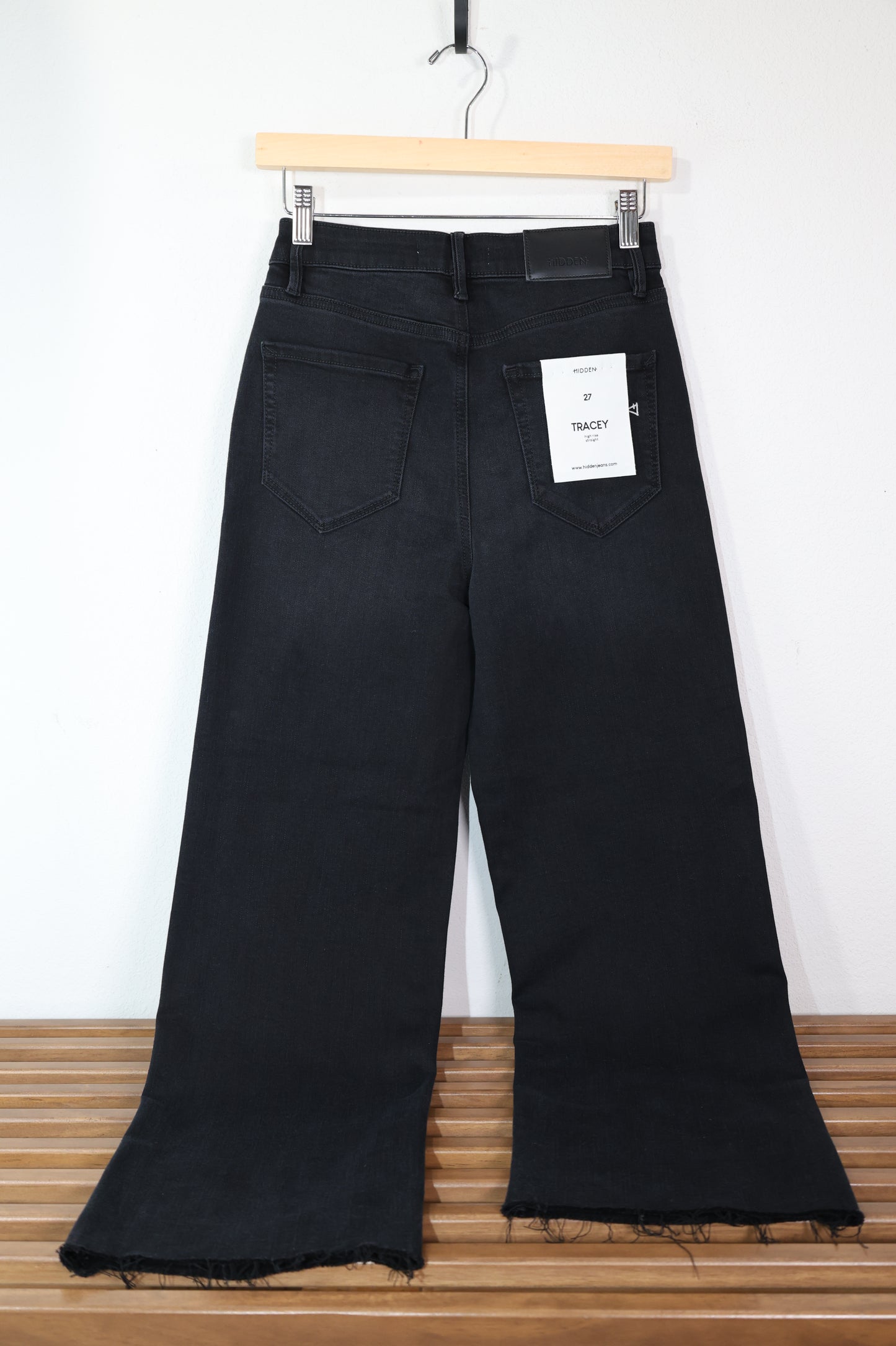 Hidden Jeans - washed black Stretch Straight