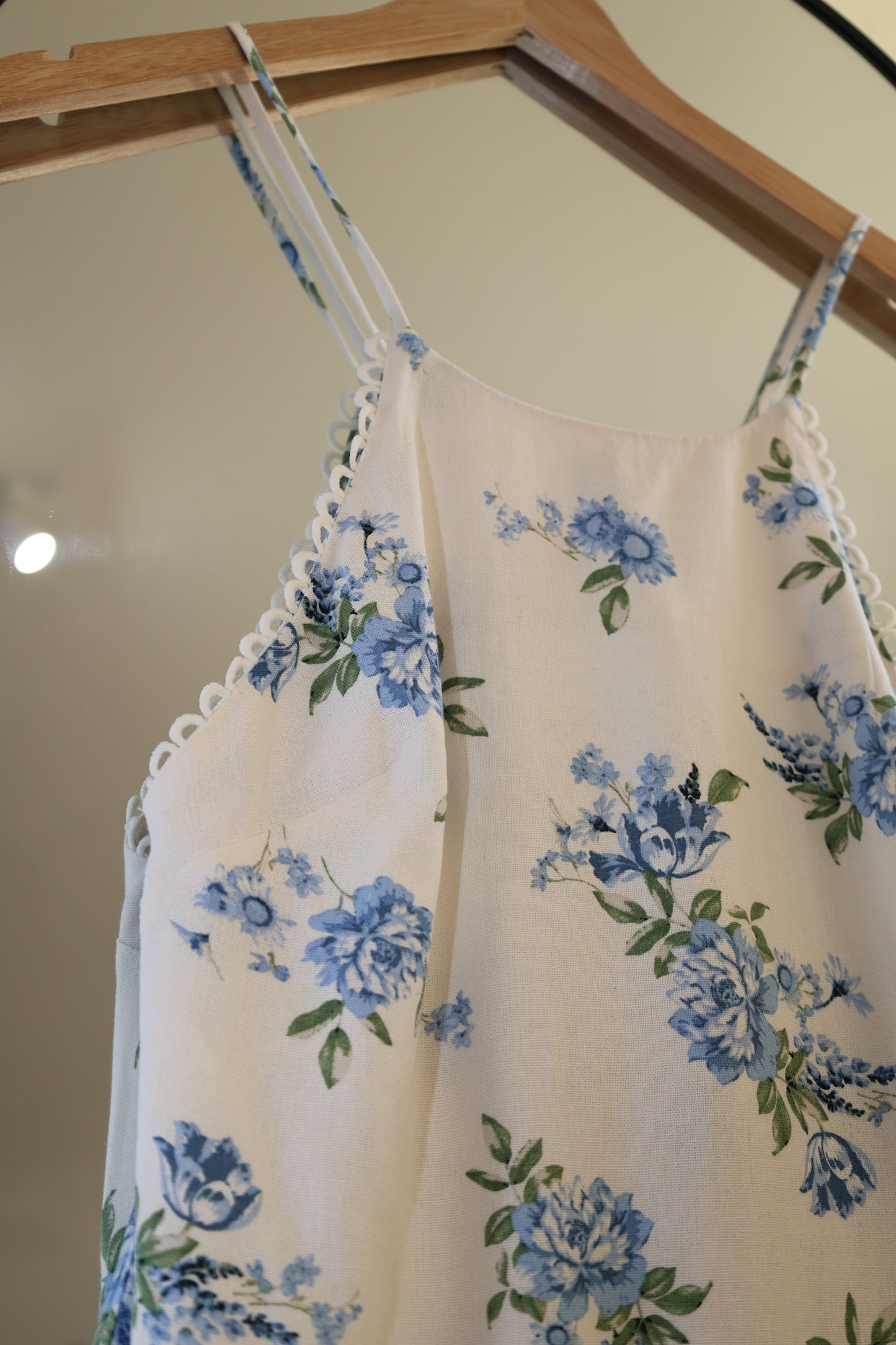 Dress Forum - Dream Blue Floral Low-back Dress