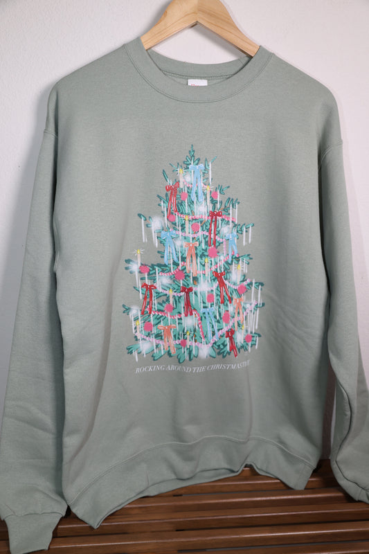 Christmas Tinsel Tree Sweatshirt